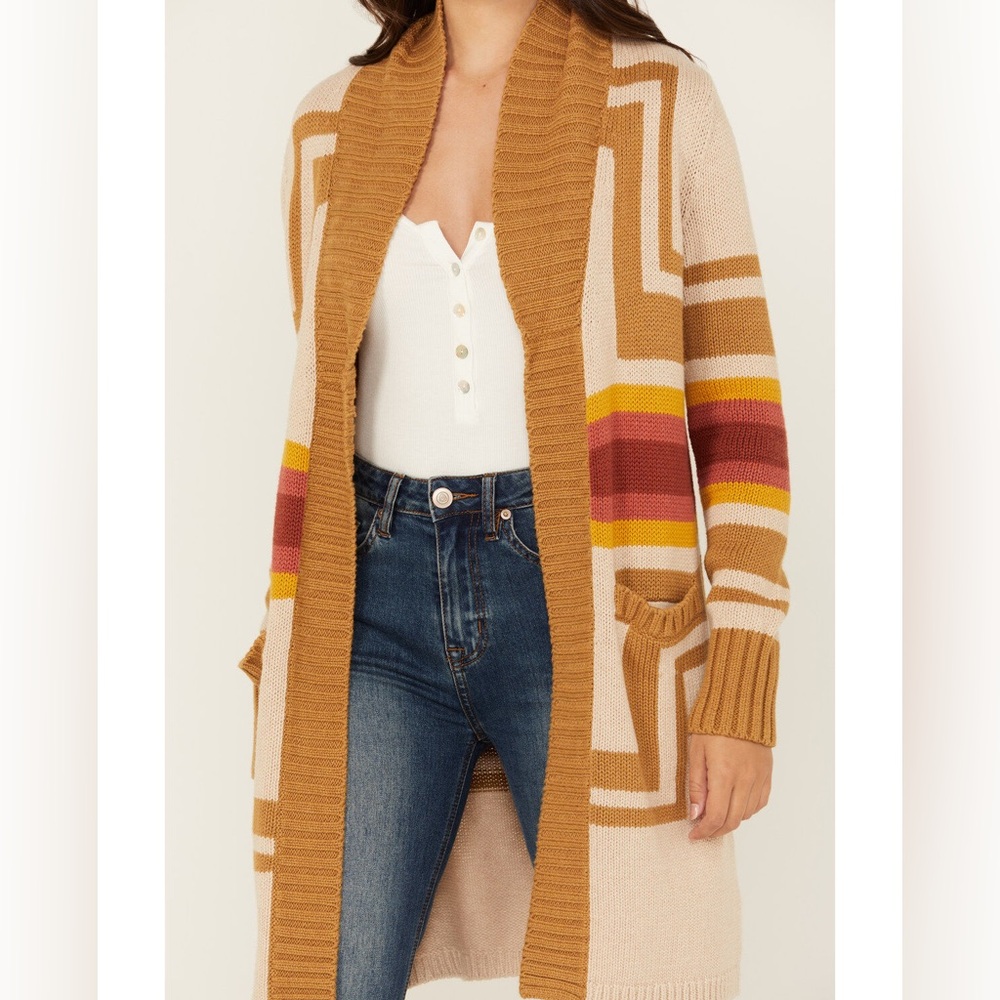 PENDLETON - Harding Open Front Cardigan - Sandshe… - image 4